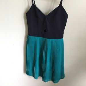 Small Green/Black Material Girl Dress